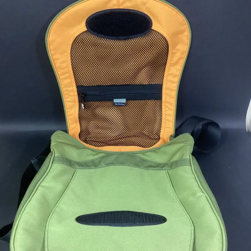 Crumpler The Luncheon - Olive Green & Orange Messenger Bag - w/Strap